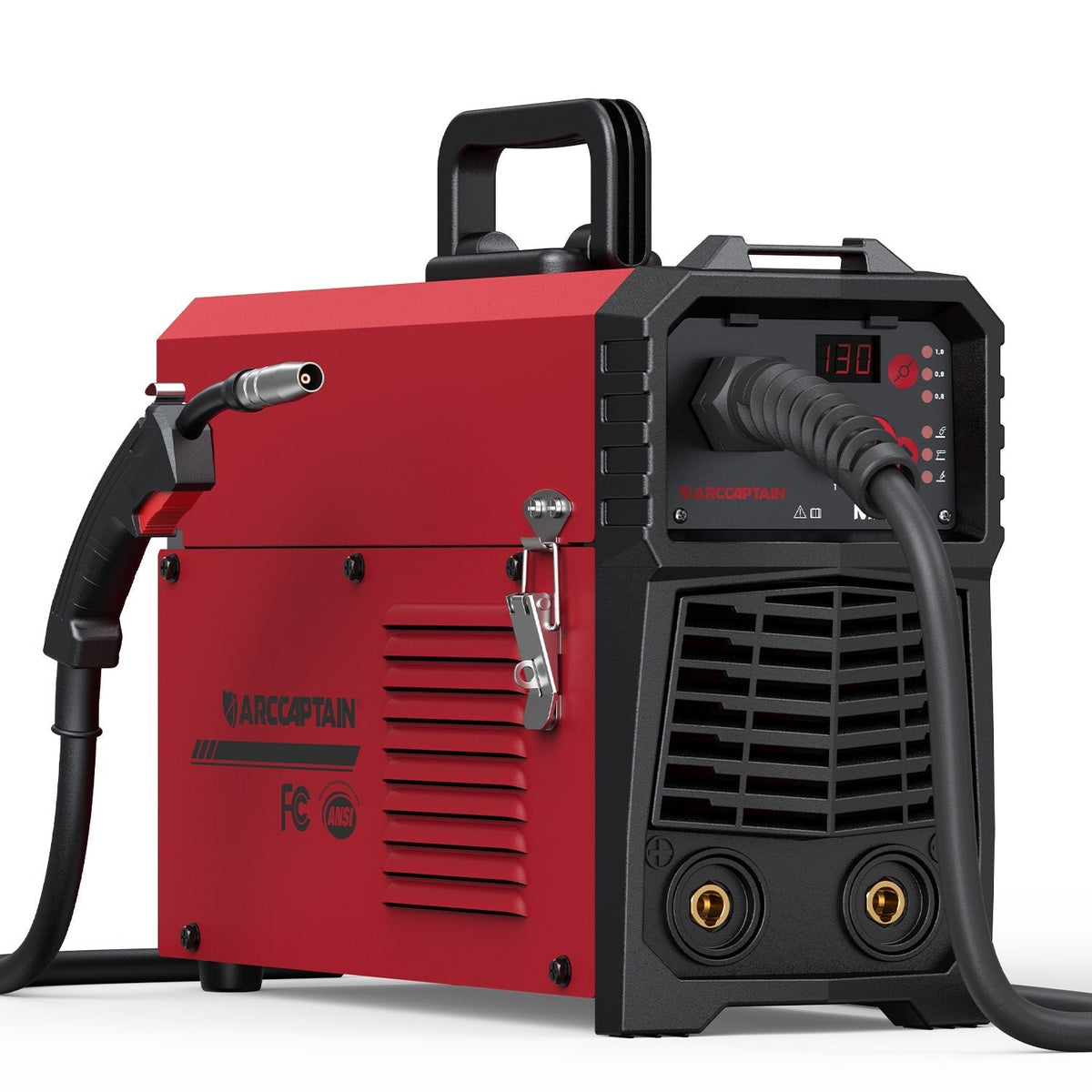 Arccaptain MIG130 Best 3 in 1 110V Portable No Gas Flux Core Welder