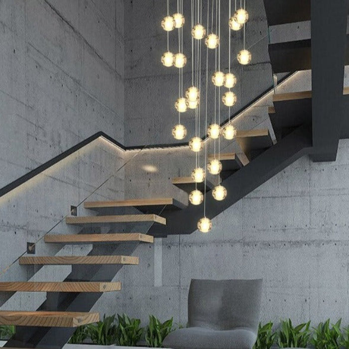 Crystal Bubble Pendant Light