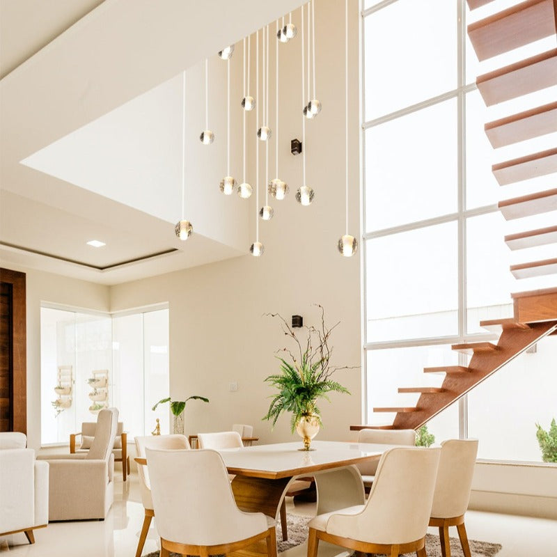 Crystal Bubble Pendant Light