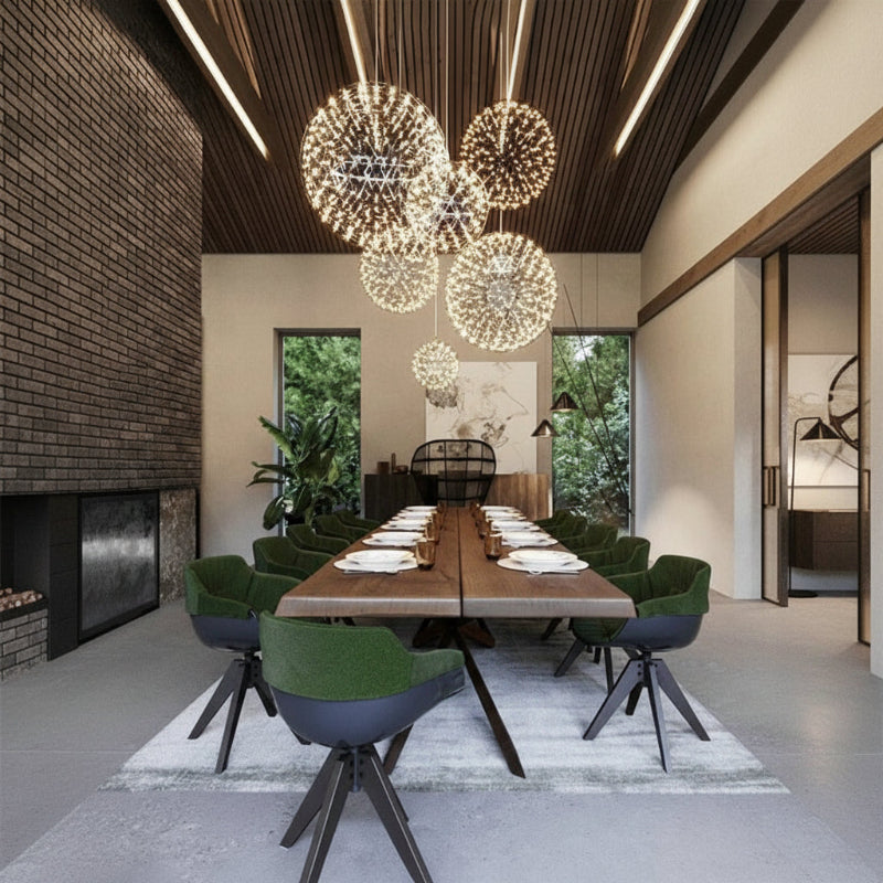 Sparkling Sphere Hanging Light