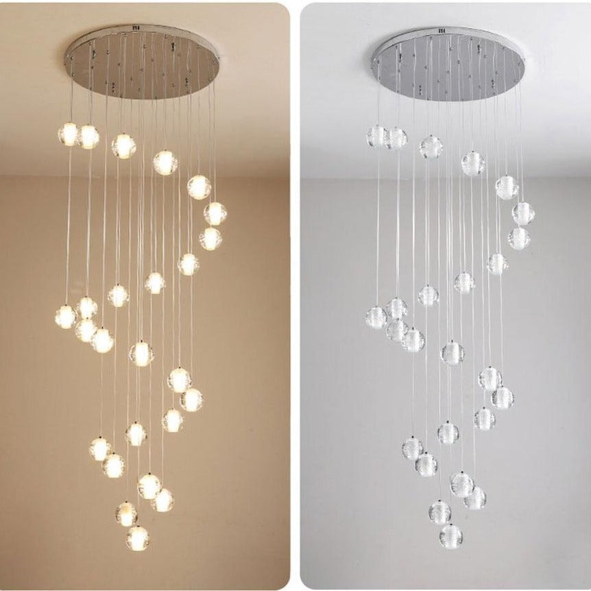 Crystal Bubble Pendant Light