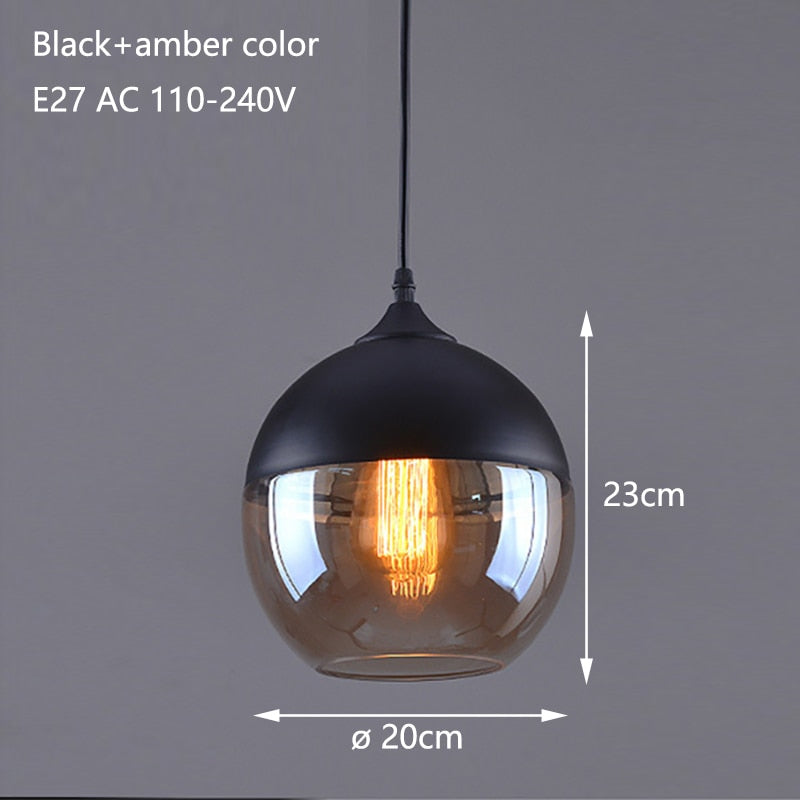 Nordic Glass Pendant Lamp