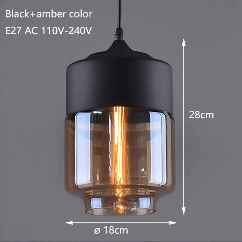 Nordic Glass Pendant Lamp