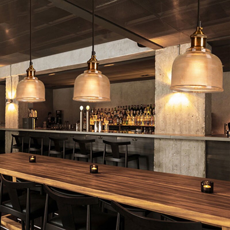 European Colour Glass Pendant Light