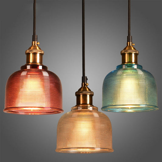 European Colour Glass Pendant Light