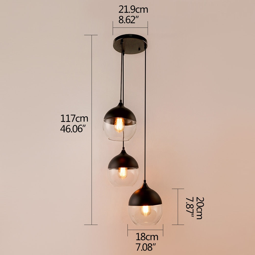 Nordic Glass Pendant Lamp