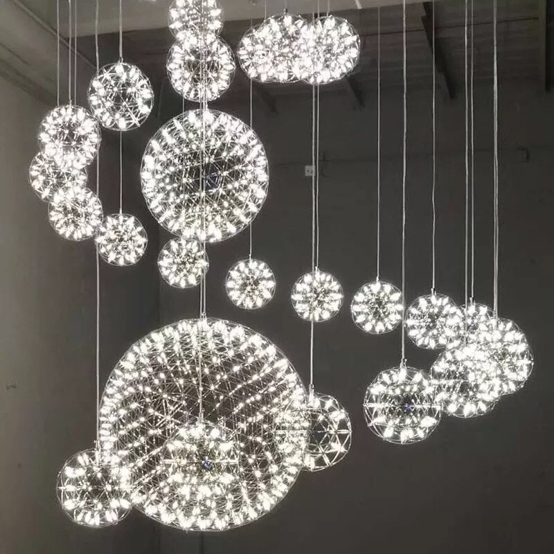 Sparkling Sphere Hanging Light