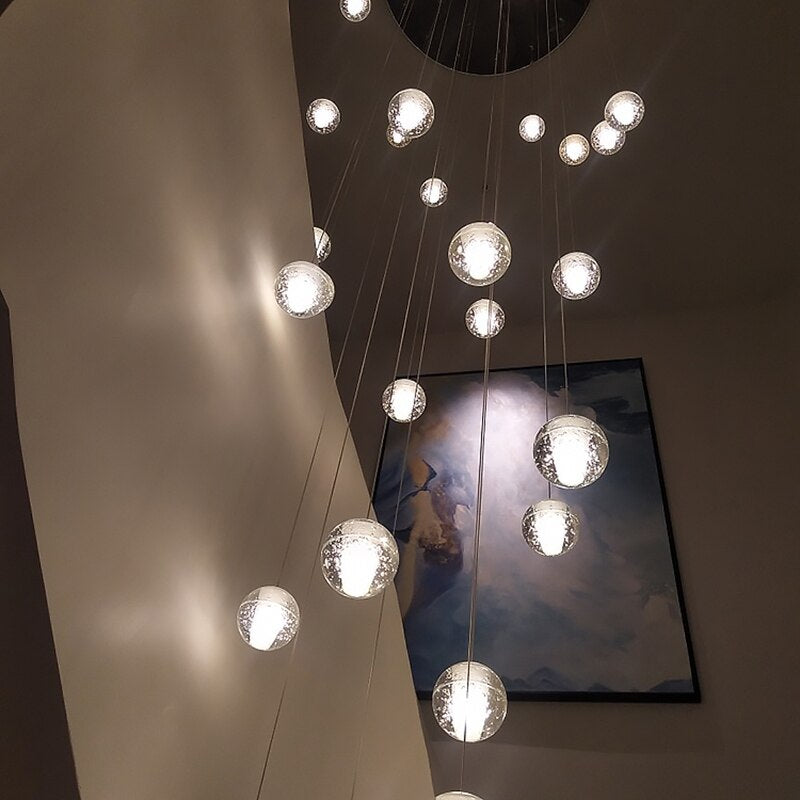 Crystal Bubble Pendant Light