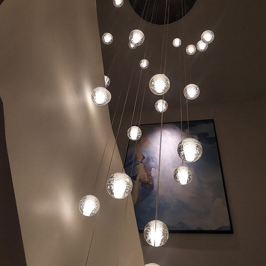 Crystal Bubble Pendant Light