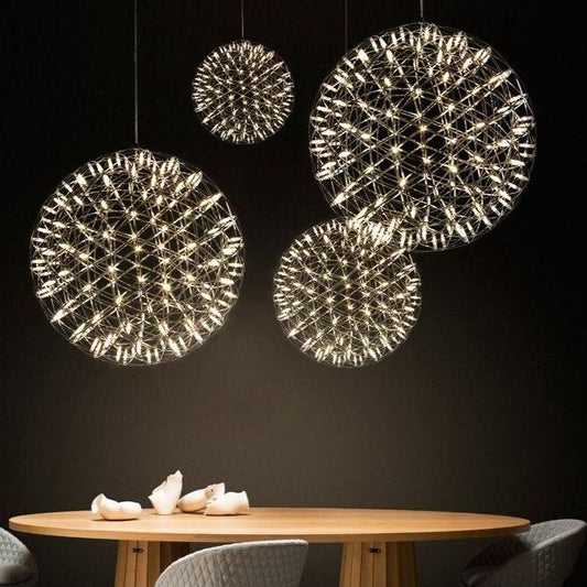 Sparkling Sphere Hanging Light