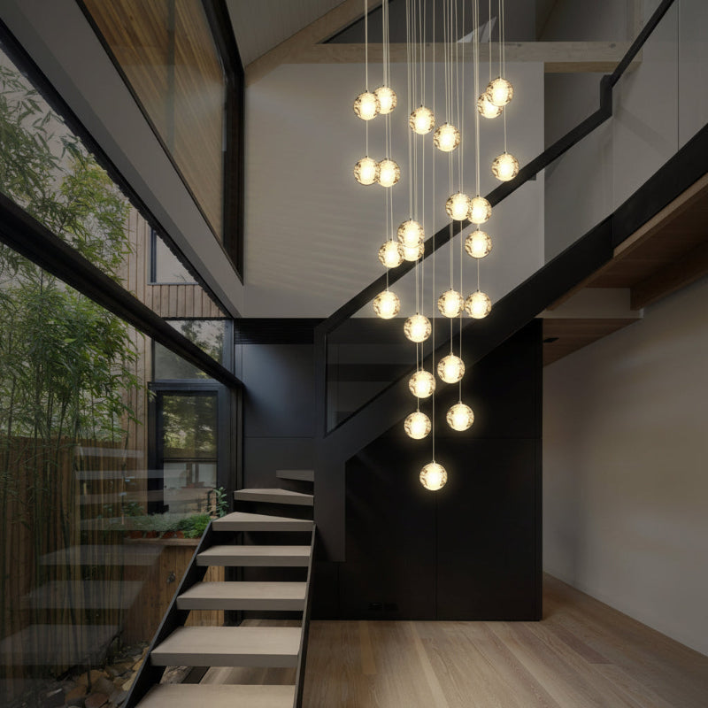 Crystal Bubble Pendant Light