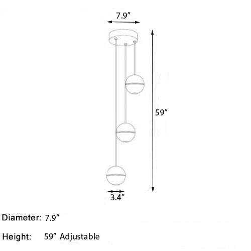 Crystal Bubble Pendant Light