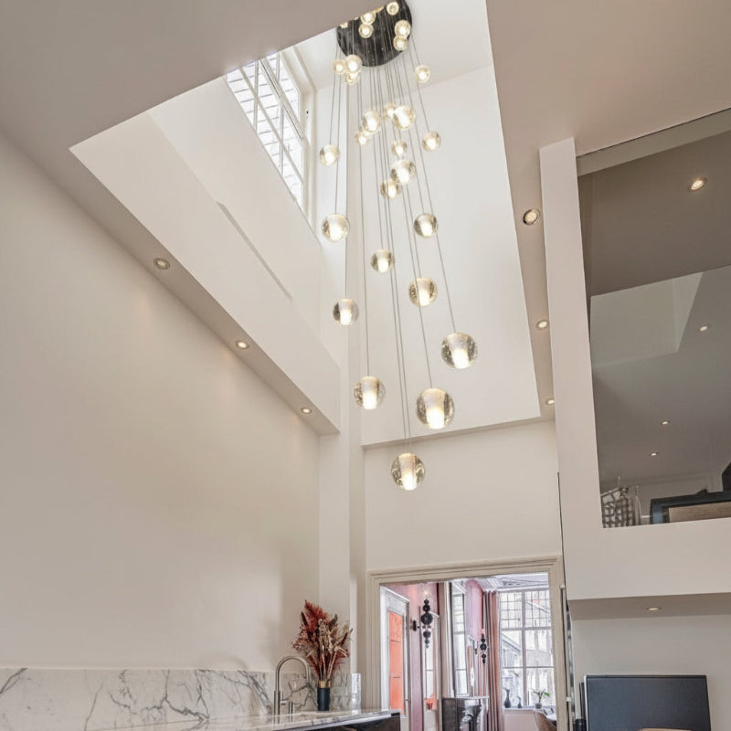 Crystal Bubble Pendant Light