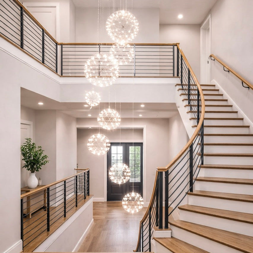 Sparkling Sphere Hanging Light