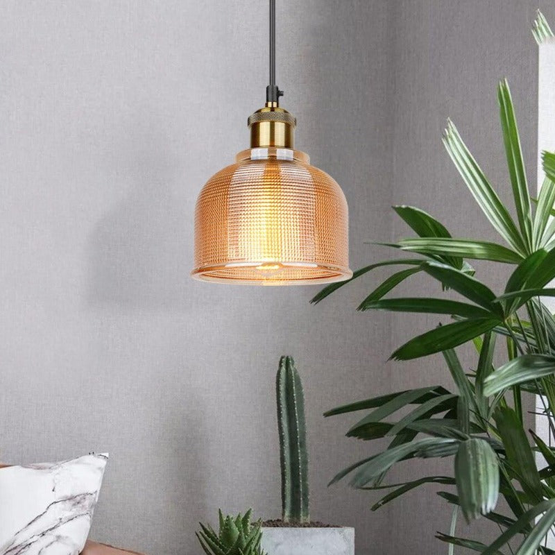 European Colour Glass Pendant Light