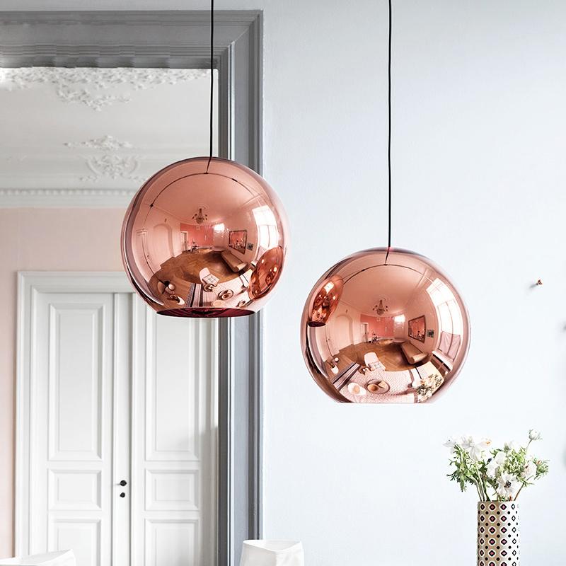 Glass Globe Pendant Light