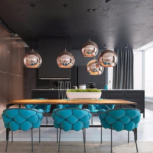 Glass Globe Pendant Light