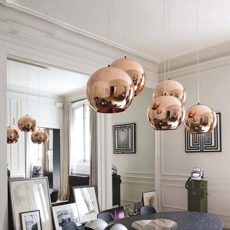 Glass Globe Pendant Light