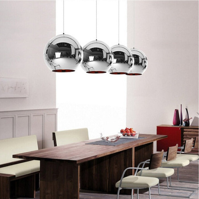 Glass Globe Pendant Light