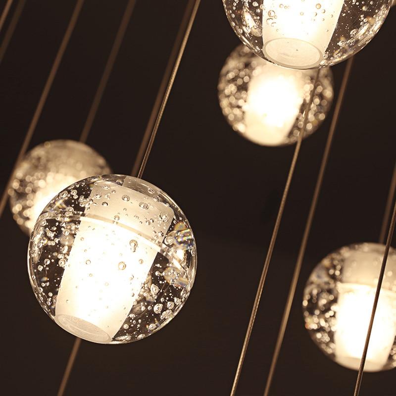 Crystal Bubble Pendant Light